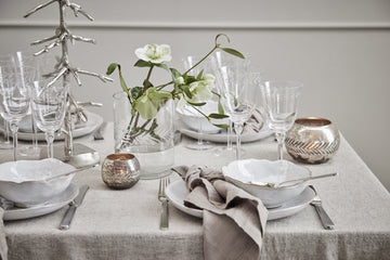 Carlia värmeljushållare H7 cm. antikt silver