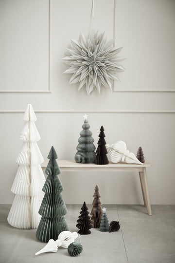 Paline ornament H10 cm. støvet rosa