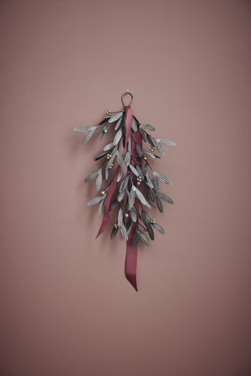 Mistlia dekoration H38 cm. antikk grå