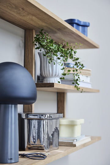 Nellie bärbar LED-lampa H33 cm. mørkegrå