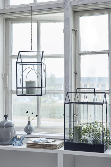 Helinna krukka H22 cm. grå