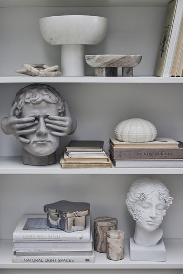 Sielle dekoration H31 Ø cm. vit