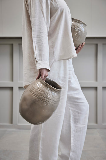 Talia vas H29,5 cm. sand keramik