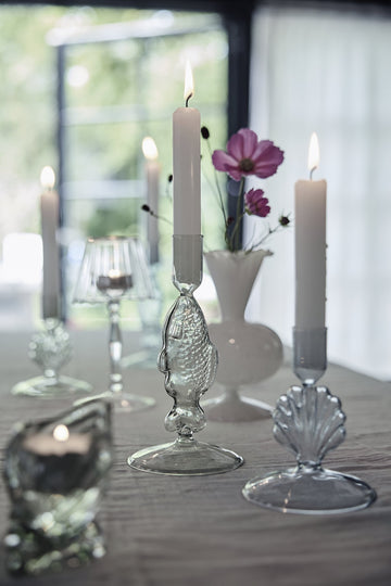 Nerina fiskljusstake B9x H18 Grön