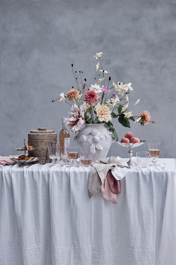 Angela servetter H cm. ljusrosa