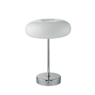 Nedine bärbar LED-lampa 18x18x25 cm.