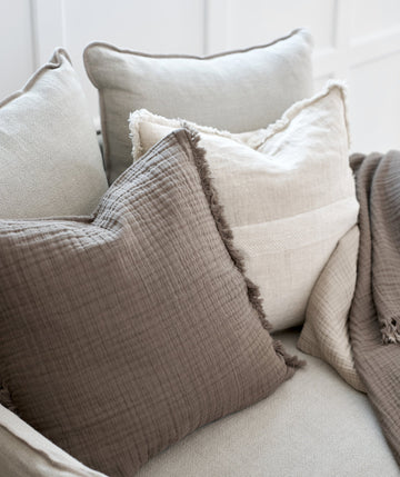 Ana putetrekk LXB50 cm. sand 100% lin