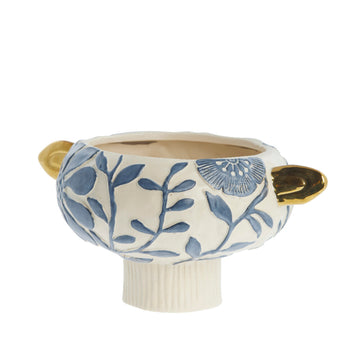 Valentina kruka H15,5 Ø cm. blå