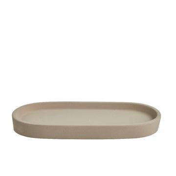 Clean Oval bricka i betong