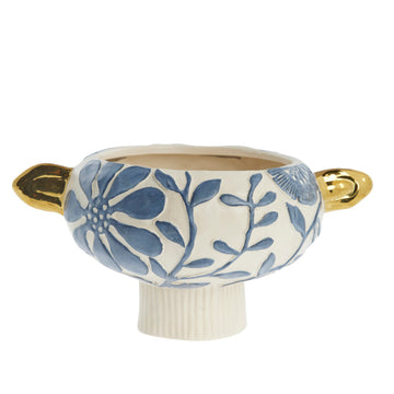 Valentina kruka H15,5 Ø cm. blå