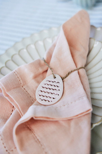 Dehlia påskdekoration H5,2 cm. ljusrosa keramik