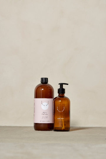 Glasflaska för handtvål 500 ml