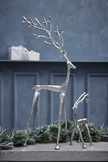 Marely rådjur 64 cm. silver