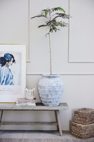 Marlille lykta H16,5 cm. vit