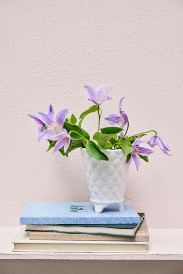 Precious kruka H18 Ø16 cm. vit