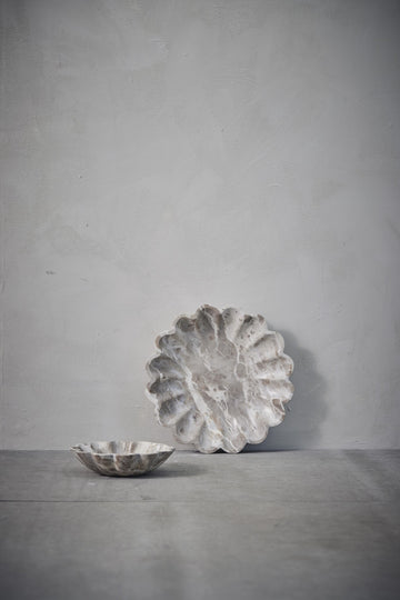 Ellia skål Ø20 cm. sand marmor